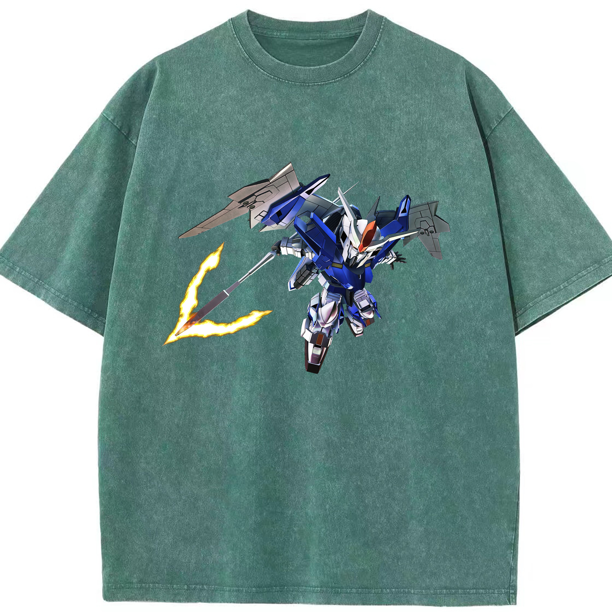 （画像用） 機動戦士ガンダム Mobile Suit Gundam 綿100% ヴィンテージ風 半袖Tシャツ（フロントプリント）